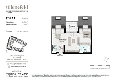 2-Zimmer-Wohnung kaufen in Wien – 60,74 m², € 339.000 – Bild 6 von 6