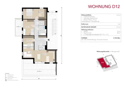 4-Zimmer-Wohnung kaufen in Graz-Umgebung – 110 m², € 488.480 – Bild 2 von 17