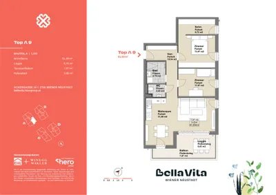 Immobilie kaufen in Wiener Neustadt – 81,69 m², € 298.000 – Bild 27 von 27