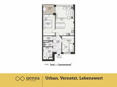 3-Zimmer-Wohnung mieten in Graz – 75,43 m², € 1.114 – Bild 2 von 20