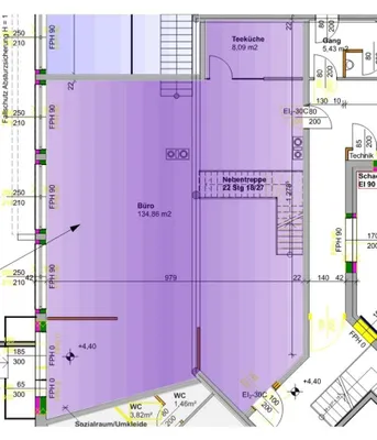 Gewerbeimmobilie mieten in Wiener Neustadt – 371 m², € 3.836 – Bild 29 von 30