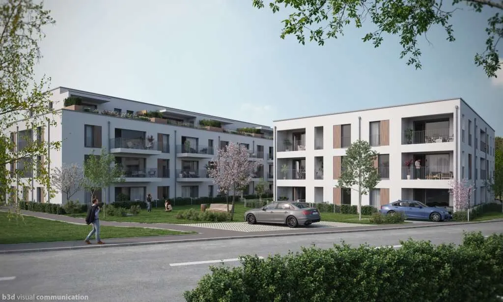 Geräumige Terrassenwohnung Top B.14 - Neubauprojekt SCHÖN | DORF | BLICK - Ansicht 3