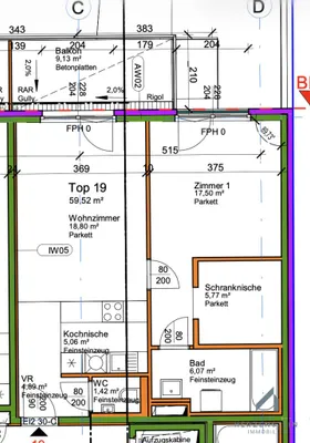 2-Zimmer-Wohnung kaufen in Wien – 59,39 m², € 398.500 – Bild 19 von 19