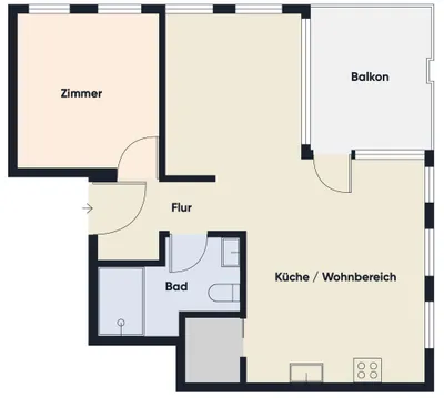 2-Zimmer-Wohnung mieten in Bregenz – 48,47 m², € 1.070 – Bild 14 von 18