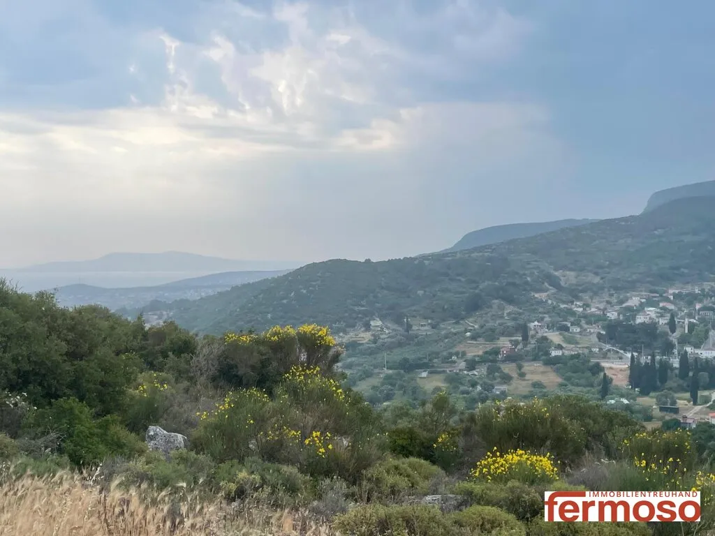 Traumhaftes 9638m² Grundstück mit Meerblick in Mordoğan, Izmir - nur 200.000 EUR! - Ansicht 3