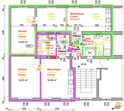 4-Zimmer-Wohnung kaufen in Wien – 96 m², € 329.000 – Bild 22 von 22