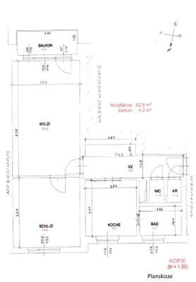 Wohnung kaufen in Graz – € 165.000 – Bild 2 von 2