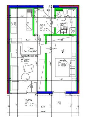 2-Zimmer-Wohnung mieten in Klagenfurt – 51 m², € 900 – Bild 11 von 11