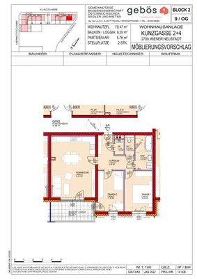 3-Zimmer-Wohnung mieten in Wiener Neustadt – 75,47 m², € 1.015 – Bild 5 von 5