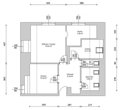 2-Zimmer-Wohnung mieten in Bruck-Mürzzuschlag – 65 m², € 715 – Bild 13 von 13