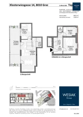 3-Zimmer-Wohnung mieten in Graz – 69 m², € 1.093 – Bild 9 von 9