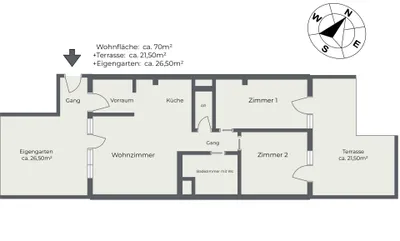 3-Zimmer-Wohnung kaufen in Mödling – 70 m², € 425.000 – Bild 13 von 14