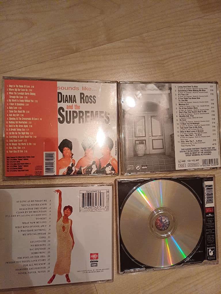 CD 1 . Diana Ross. Shirley Bassey. Living next door to alice. Bell