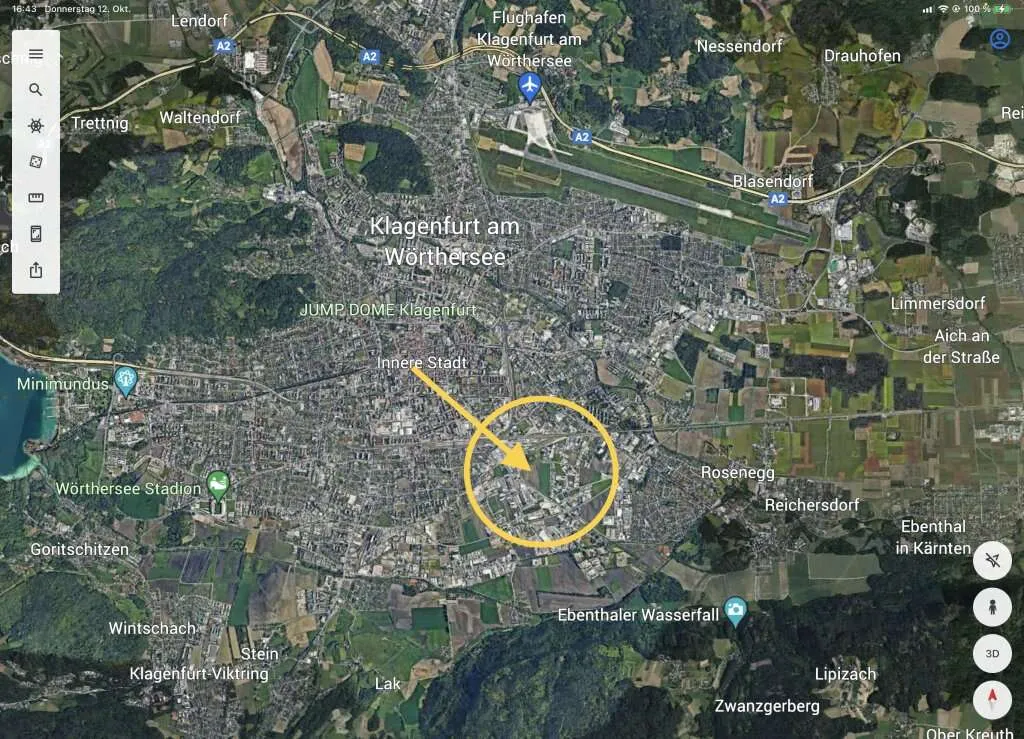 Standortsuche: Industrie-Gewerbe-Grundstück in Klagenfurt - Widok 2