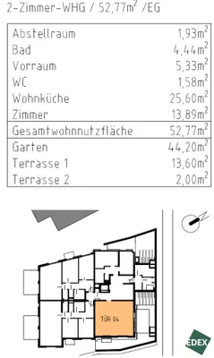 2-Zimmer-Wohnung mieten in Wien – 53 m², € 1.349 – Bild 20 von 20