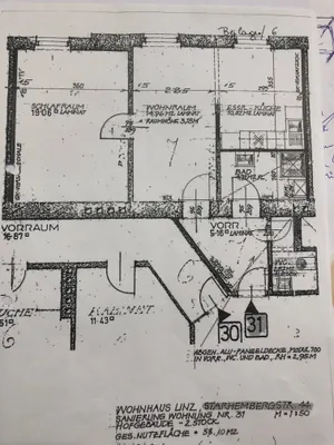 2-Zimmer-Wohnung mieten in Linz – 59 m², € 730 – Bild 1 von 15