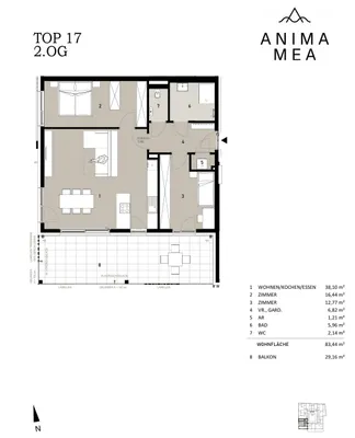 3-Zimmer-Wohnung mieten in Klagenfurt Land – 83 m², € 2.300 – Bild 19 von 19