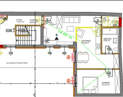 2-Zimmer-Wohnung kaufen in Braunau am Inn – 58,55 m², € 162.769 – Bild 3 von 3