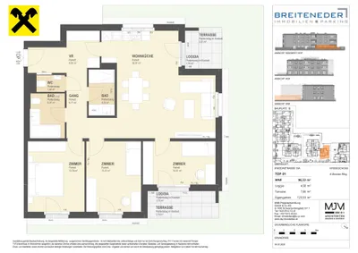 4-Zimmer-Wohnung kaufen in Korneuburg – 96,33 m², € 670.890 – Bild 6 von 6