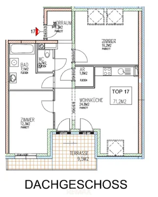 3-Zimmer-Wohnung mieten in Wien – 71 m², € 1.500 – Bild 20 von 20