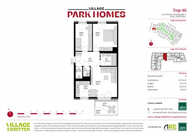 3-Zimmer-Wohnung kaufen in Wien – 67,78 m², € 561.000 – Bild 9 von 9