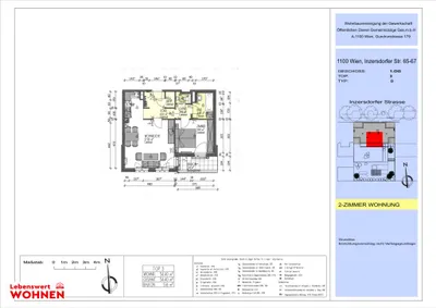 2-Zimmer-Wohnung mieten in Wien – 54,4 m², € 992 – Bild 15 von 15