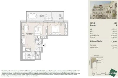 2-Zimmer-Wohnung kaufen in Wien – 51,88 m², € 348.000 – Bild 26 von 26
