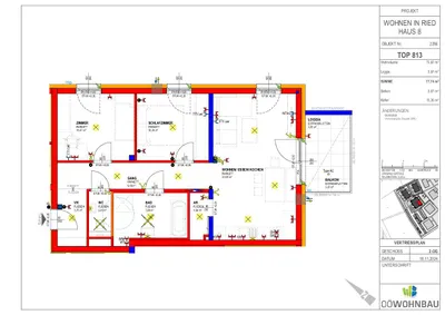 3-Zimmer-Wohnung mieten in Ried im Innkreis – 75,14 m², € 794 – Bild 4 von 4