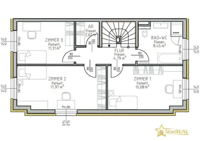 5-Zimmer-Haus kaufen in Wien – 147,02 m², € 779.000 – Bild 26 von 28