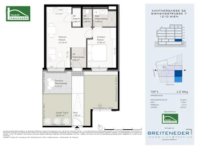 Immobilie kaufen in Wien – 45,28 m², € 289.000 – Bild 16 von 16