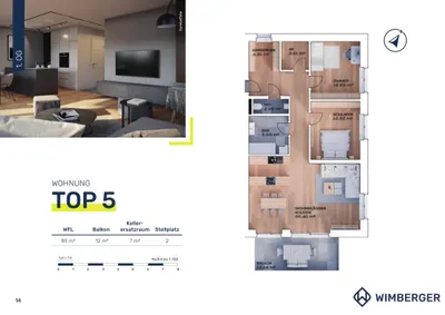 3-Zimmer-Wohnung kaufen in Grieskirchen – 89 m², € 509.000 – Bild 12 von 12