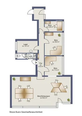 Gewerbeimmobilie mieten in Dornbirn – 170 m², € 1.750 – Bild 12 von 13