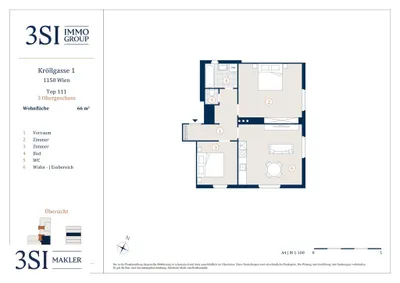 3-Zimmer-Wohnung kaufen in Wien – 66 m², € 269.000 – Bild 13 von 13