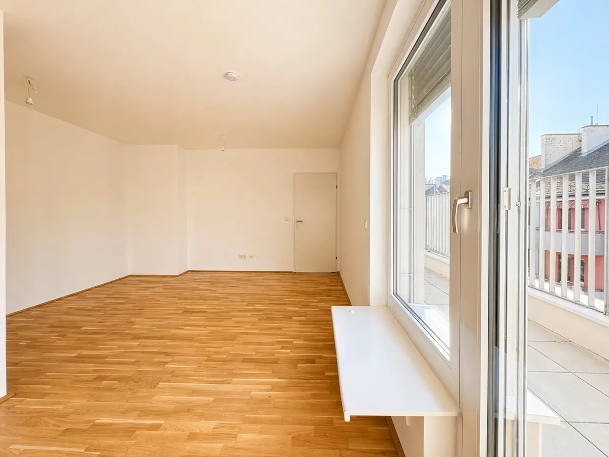 Helle & ruhige 2 Zimmerwohnung mit Außenfläche | Schlüsselfertig | Ums Eck 51, Wien