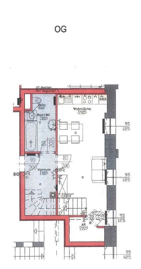 Maisonettewohnung mit 3-Zimmer in Aspach - Übersiedelungsbonus 2 Monate nur die Betriebskosten zahlen !! - Ansicht 3