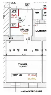 1-Zimmer-Wohnung kaufen in Wien – 29 m², € 159.000 – Bild 13 von 14