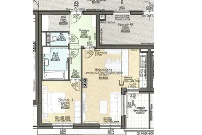 2-Zimmer-Wohnung mieten in Sankt Pölten Land – 58,57 m², € 660 – Bild 2 von 7