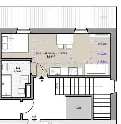 Wohnung kaufen in Braunau am Inn – 23,6 m², € 134.000 – Bild 2 von 5