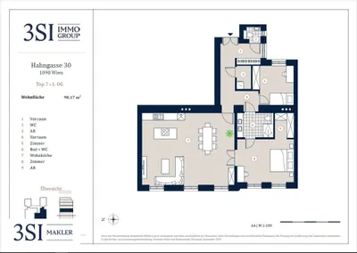 3-Zimmer-Wohnung kaufen in Wien – 98,17 m², € 960.000 – Bild 5 von 5
