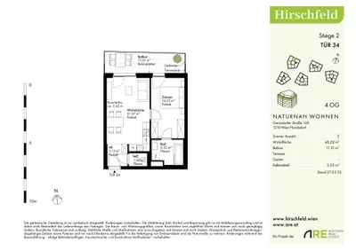 Immobilie kaufen in Wien – 45,32 m², € 250.600 – Bild 13 von 14