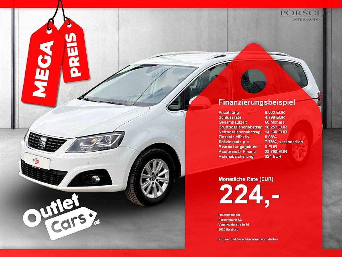 Seat Alhambra 2.0 TDI DSG 4Drive NAVI+RFK+MEGAPREIS