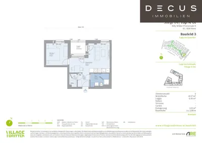 2-Zimmer-Wohnung mieten in Wien – 41,57 m², € 999 – Bild 5 von 5