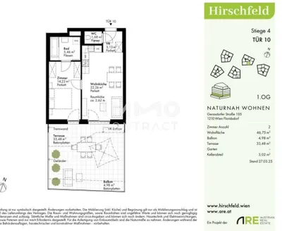 2-Zimmer-Wohnung kaufen in Wien – 46,75 m², € 298.000 – Bild 10 von 10