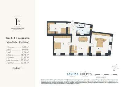 4-Zimmer-Wohnung kaufen in Wien – 114 m², € 680.000 – Bild 9 von 10