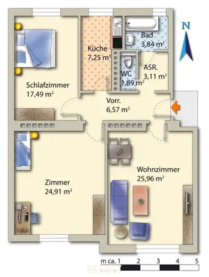 3-Zimmer-Wohnung kaufen in Wien – 91,02 m², € 230.000 – Bild 13 von 15