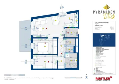 3-Zimmer-Wohnung kaufen in Mödling – 67,73 m², € 328.200 – Bild 9 von 9