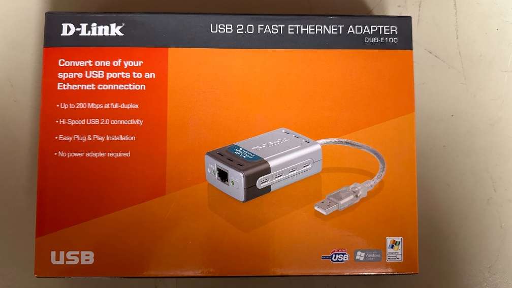 USB2.0FastEthernetAdapterD-LinkDUB-E100