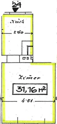 1-Zimmer-Wohnung kaufen in Wien – 29,82 m², € 60.000 – Bild 4 von 4