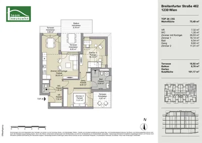 Immobilie kaufen in Wien – 75,49 m², € 506.584 – Bild 23 von 23