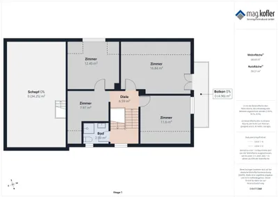 7-Zimmer-Haus kaufen in Feldkirch – 119,82 m², € 654.000 – Bild 31 von 33